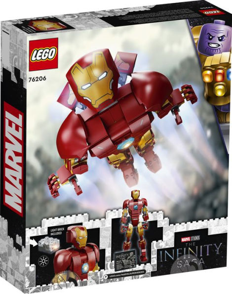 LEGO Super Heroes Iron Man Figure 76206 by LEGO Systems Inc 