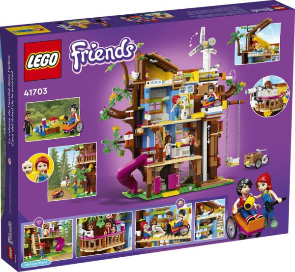  LEGO Friends Friendship Tree House 41703 Set with Mia Mini  Doll, Nature Eco Care Educational Toy, Gifts for Kids, Girls and Boys Ages  8 Plus : Toys & Games