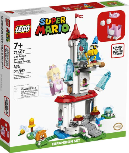 LEGO Super Mario Cat Peach Suit and Frozen Tower Expansion Set 71407