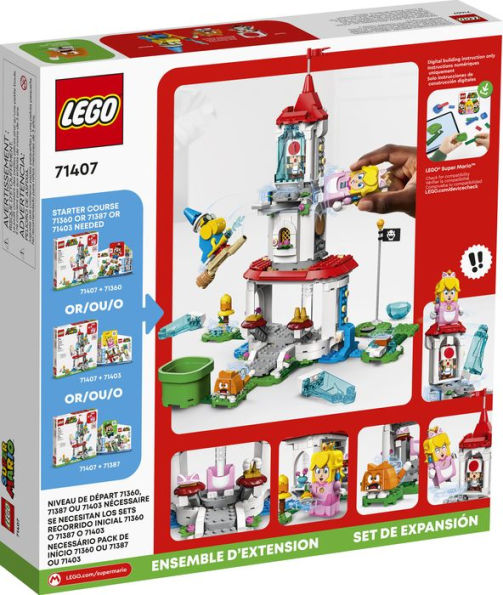 LEGO Super Mario Cat Peach Suit and Frozen Tower Expansion Set 71407