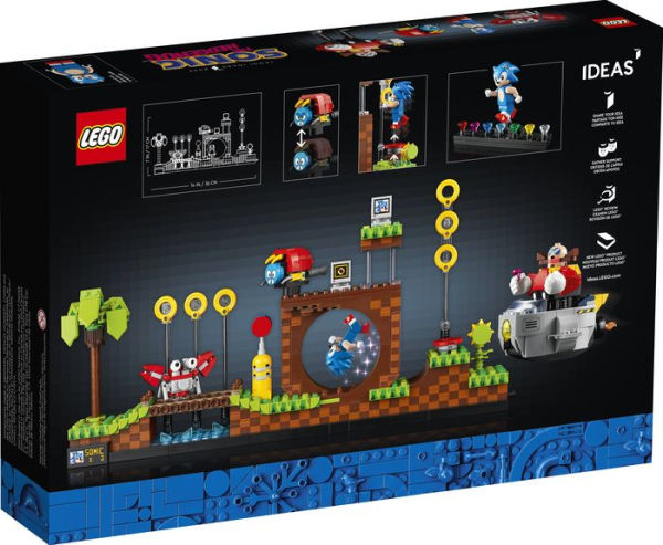  Lego Sonic The Hedgehog Green Hill Zone (21331) w/ Sonic  Sticker Activity Book : Toys & Games