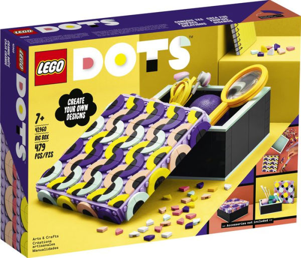 LEGO DOTS Stitch-on Patch 41955 DIY Craft Decoration Building Toy Set for  Girls, Boys, and Kids Ages 8+; Customizable Fashion Kit for Arts-and-Crafts