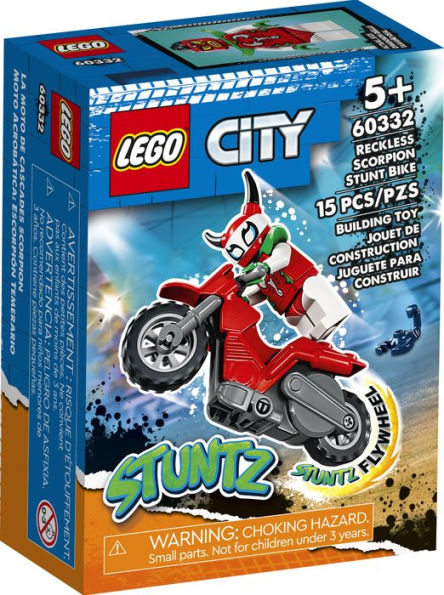LEGO City Stuntz Reckless Scorpion Stunt Bike 60332