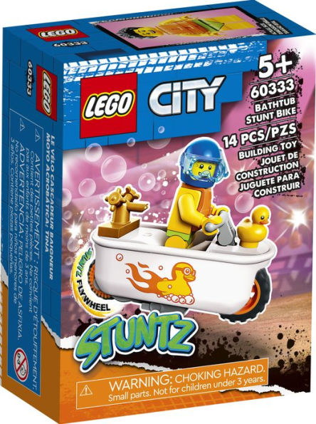 LEGO City Stuntz Bathtub Stunt Bike 60333