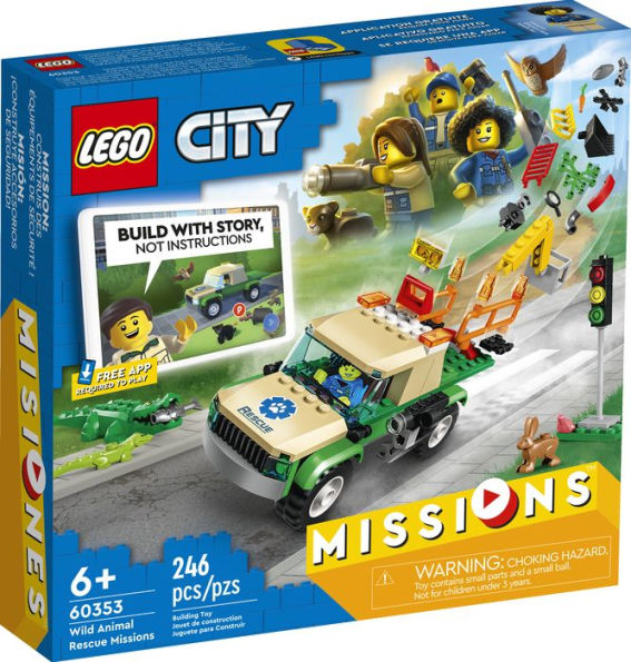 LEGO City Missions Wild Animal Rescue Missions 60353