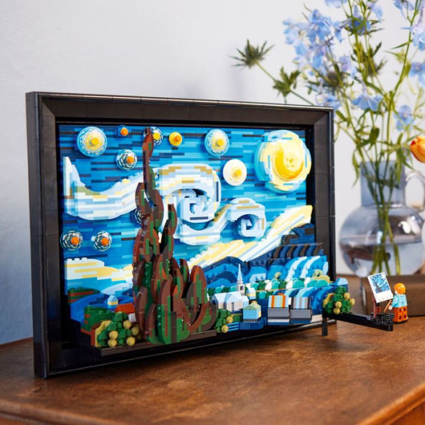 Minchiolini LEGO Vincent Van Gogh: Notte stellata [Parte 2] - Live  Building #05 w/ Chiara 