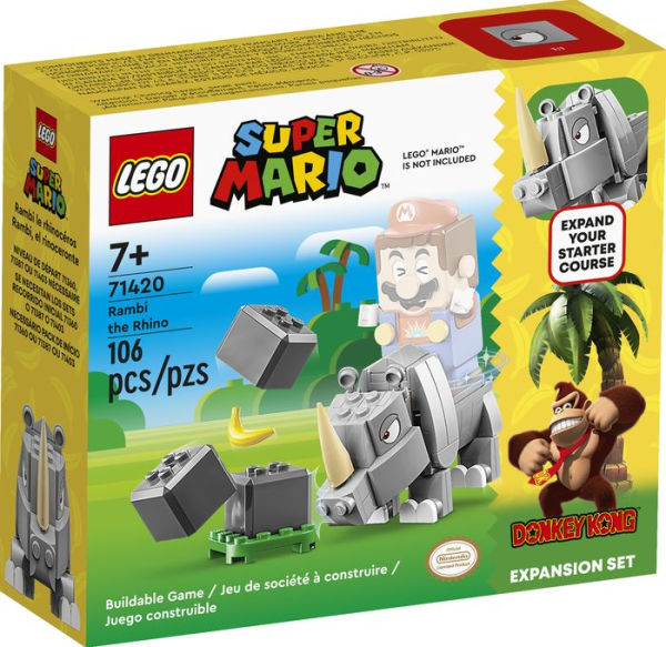 LEGO Super Mario Rambi the Rhino Expansion Set 71420 (Retiring Soon)