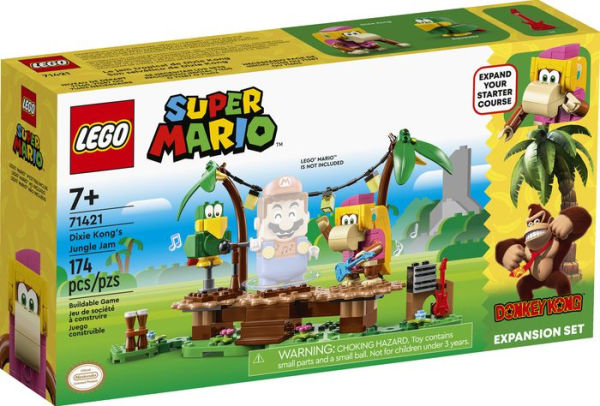 LEGO Super Mario Dixie Kong's Jungle Jam Expansion Set 71421 (Retiring Soon)