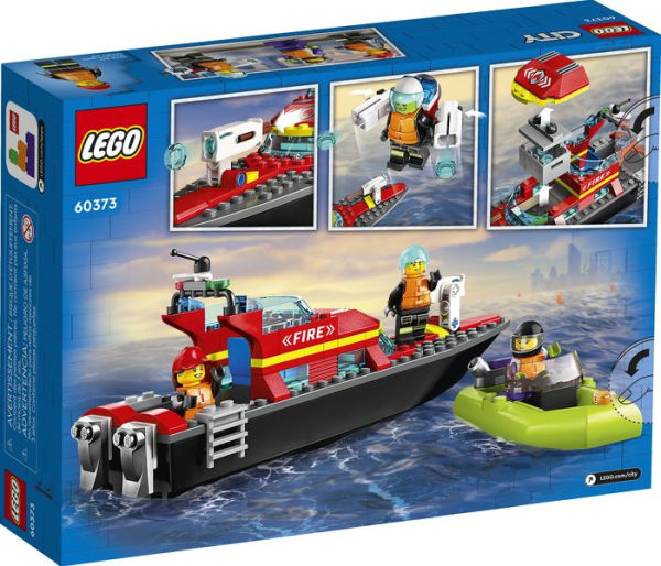 LEGO City Fire Rescue Boat 60373