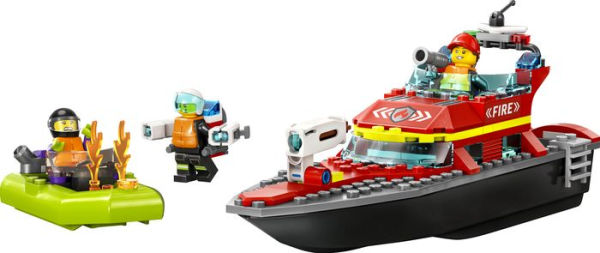 LEGO City Fire Rescue Boat 60373