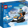 Alternative view 6 of LEGO City Exploration Arctic Explorer Snowmobile 60376