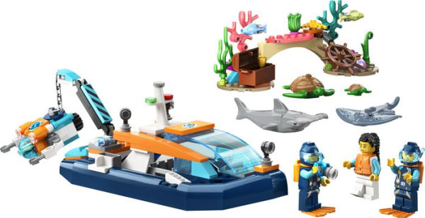 LEGO City Exploration Explorer Diving Boat 60377