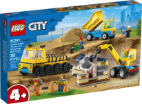 Alternative view 6 of LEGO City Great Vehicles Construction Trucks and Wrecking Ball Crane 60391