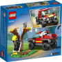 Alternative view 6 of LEGO City 4x4 Fire Truck Rescue 60393