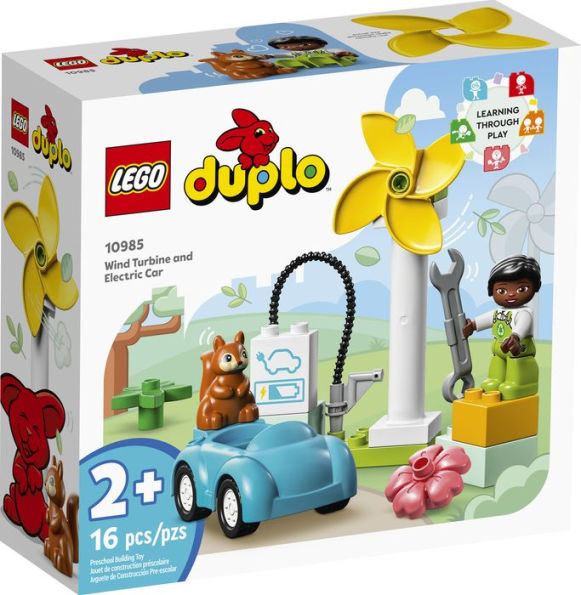 LEGO DUPLO Town Wind Turbine and Electric Car 10985
