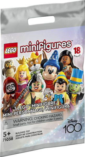 Lego Minifigures Disney 100 6pk Collectible Figures 66734 : Target