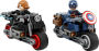 Alternative view 2 of LEGO Marvel Super Heroes Black Widow & Captain America Motorcycles 76260