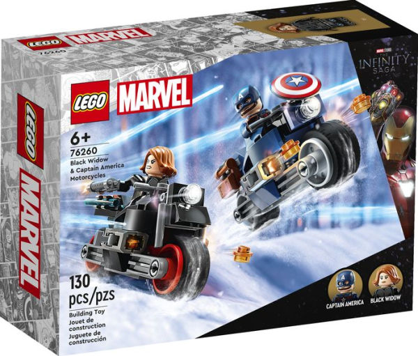 Lego - Marvel Black Widow & Captain America Motorcycles 76260