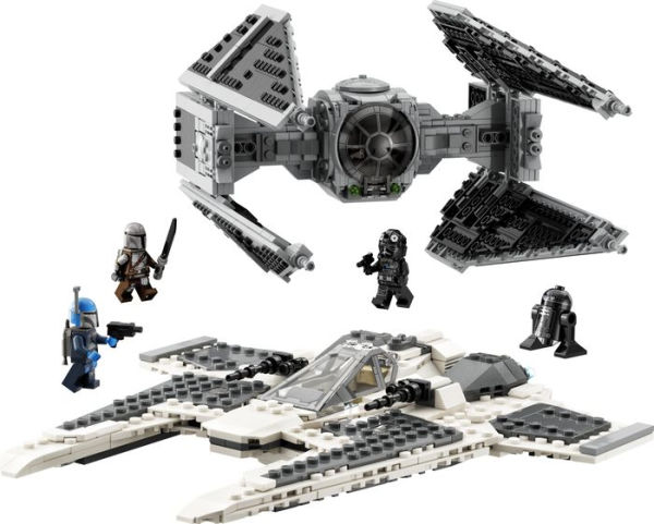 LEGO Star Wars Mandalorian Fang Fighter vs. TIE Interceptor 75348