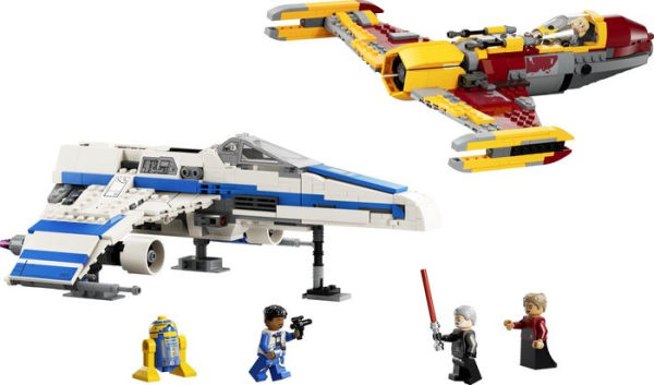 LEGO Star Wars New Republic E-Wing vs. Shin Hati's Starfighter 75364