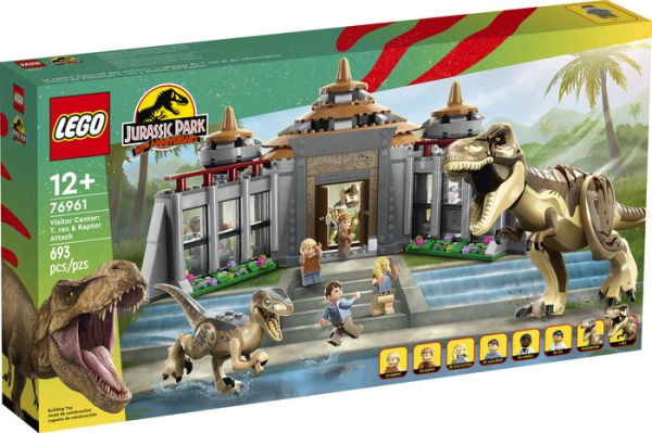 LEGO Jurassic World Visitor Center: T. Rex & Raptor Attack 76961