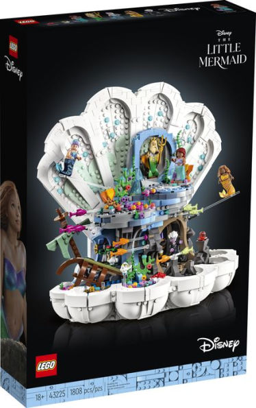 LEGO Disney Princess The Little Mermaid Royal Clamshell 43225