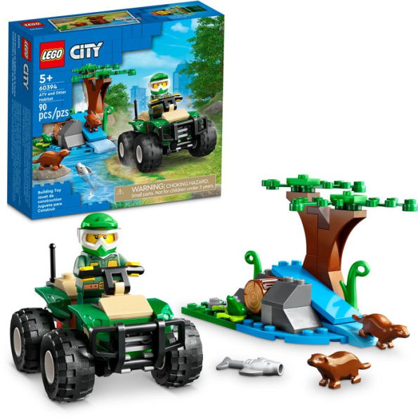 LEGO City Great Vehicles ATV and Otter Habitat 60394