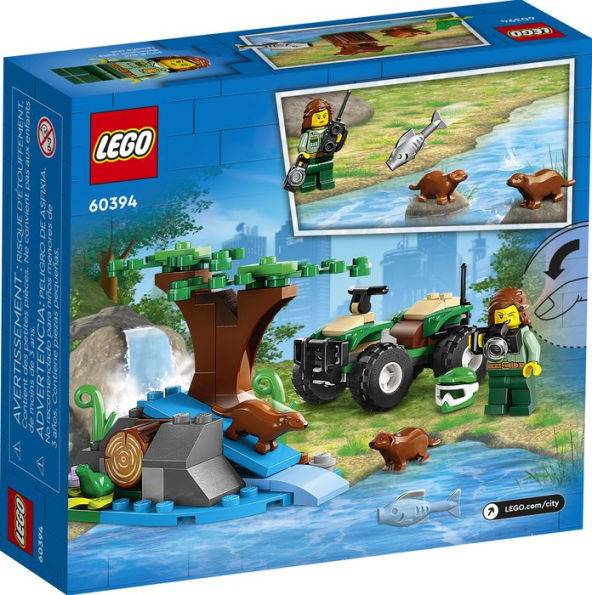 LEGO City Great Vehicles ATV and Otter Habitat 60394