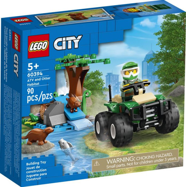 LEGO City Great Vehicles ATV and Otter Habitat 60394