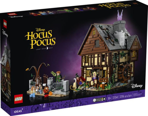 LEGO Ideas Disney's Hocus Pocus: The Sanderson Sisters' Cottage 21341 ...
