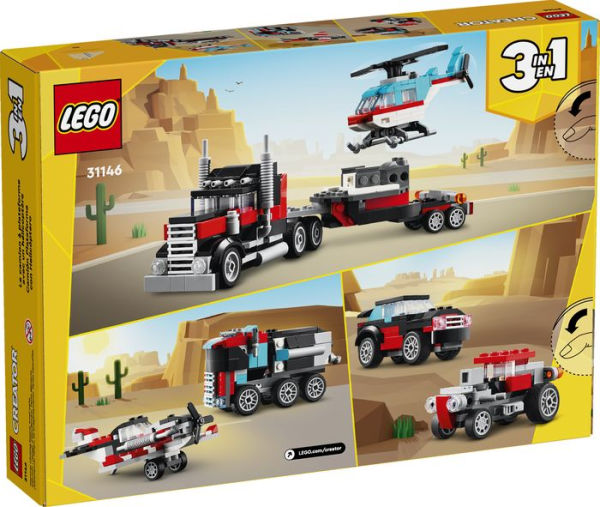 Flatbed Truck with Helicopter Flatbed Truck with Helicopter