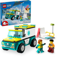Title: LEGO City Great Vehicles Emergency Ambulance and Snowboarder 60403