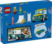 Alternative view 7 of LEGO® City Great Vehicles Emergency Ambulance and Snowboarder 60403 (Retiring Soon)