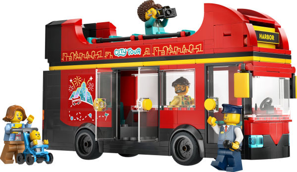 LEGO City Great Vehicles Red Double-Decker Sightseeing Bus 60407