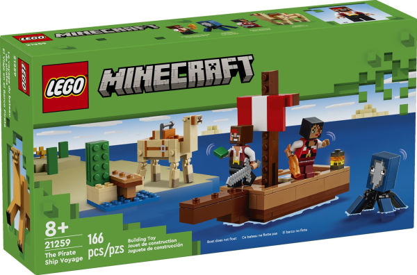 LEGO Minecraft The Pirate Ship Voyage 21259