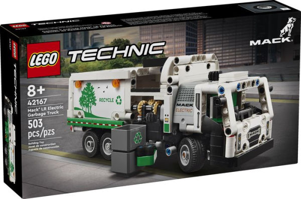 LEGO Technic Mack LR Electric Garbage Truck 42167