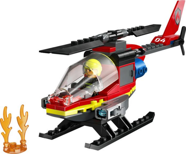 LEGO City Fire Rescue Helicopter 60411