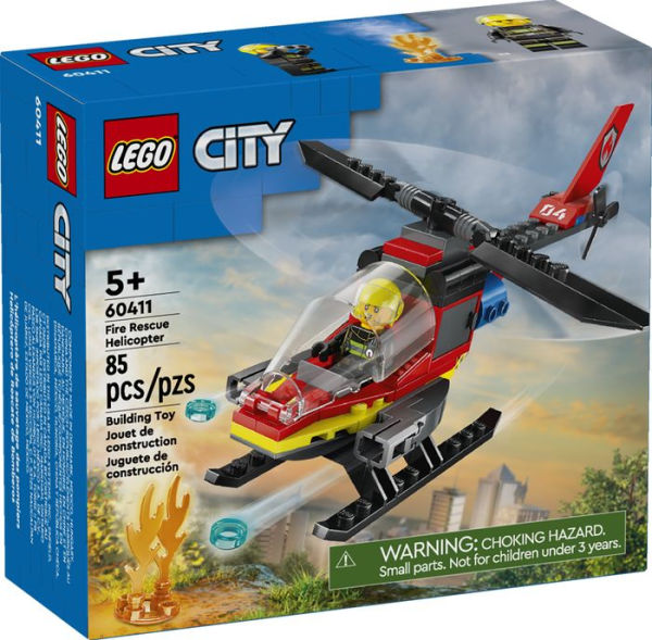 Lego City Fire Rescue Plane Toy Set 60413 : Target