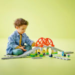 Alternative view 4 of LEGO DUPLO Train Bridge and Tracks Expansion Set 10426