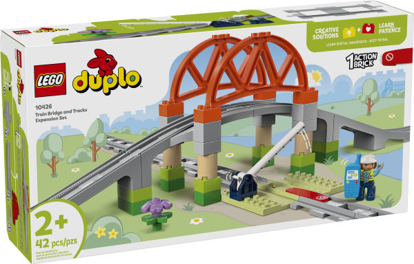 LEGO DUPLO Train Bridge and Tracks Expansion Set 10426