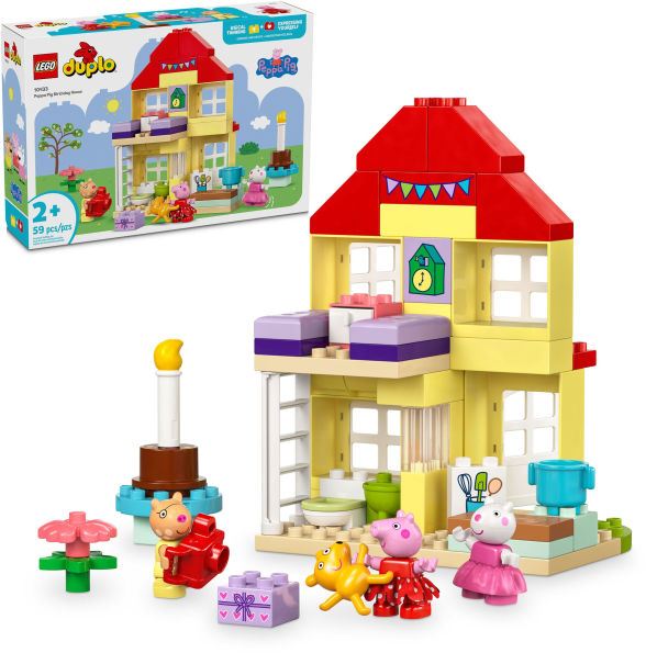 LEGO DUPLO Peppa Pig Birthday House 10433 by LEGO Systems Inc. Barnes Noble