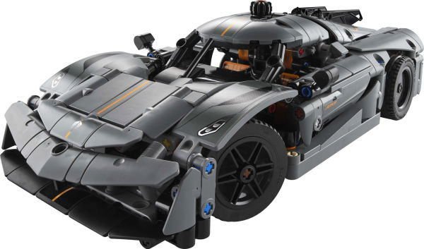 LEGO Technic Koenigsegg Jesko Absolut Gray Hypercar 42173