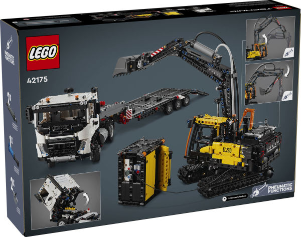LEGO Technic Volvo FMX Truck & EC230 Electric Excavator 42175