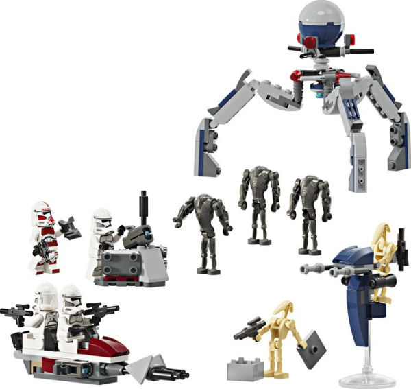 LEGO, LEGO 75372 Clone Trooper & Battle Droid Pack, Multi Format And  Universal