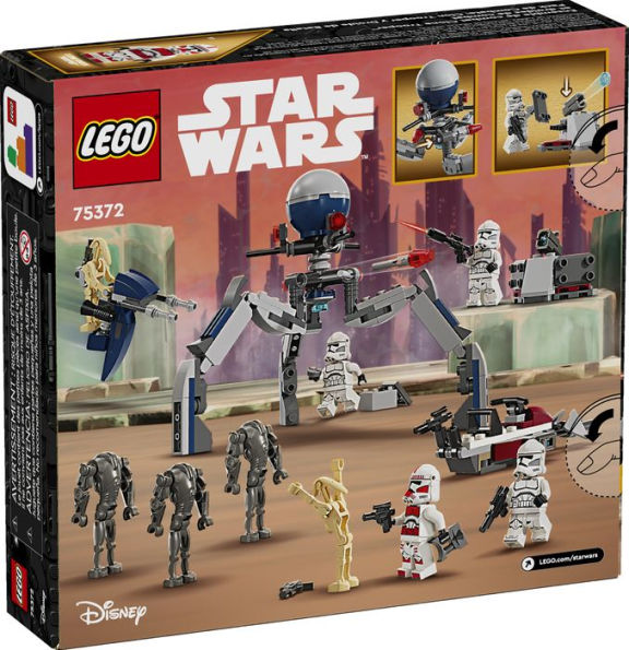 LEGO Star Wars Clone Trooper Battle Droid Battle Pack 75372 by