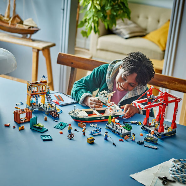 LEGO My City Seaside Harbor with Cargo Ship 60422
