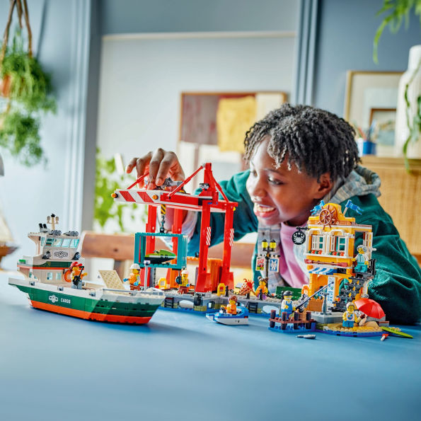 LEGO My City Seaside Harbor with Cargo Ship 60422