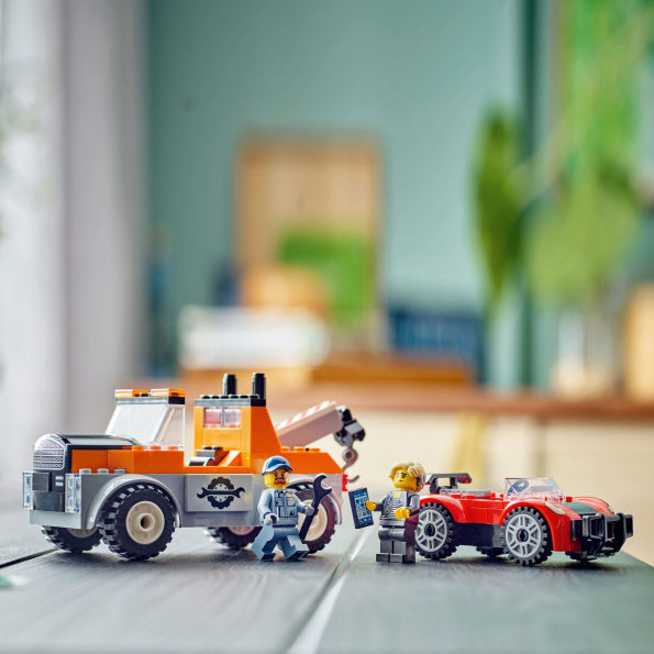 LEGO City Great Vehicles Tow Truck and Sports Car Repair 60435