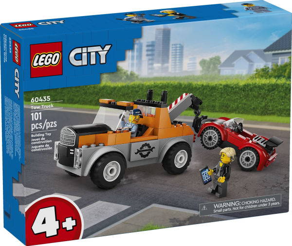 LEGO City Great Vehicles Tow Truck and Sports Car Repair 60435