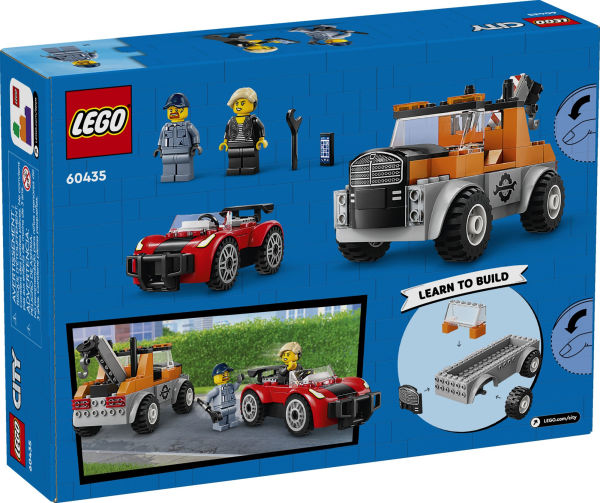 LEGO City Great Vehicles Tow Truck and Sports Car Repair 60435